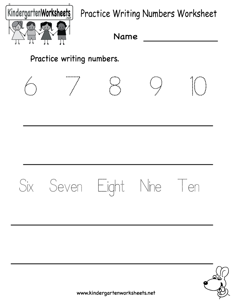 13 Number Writing Practice Worksheets Worksheeto