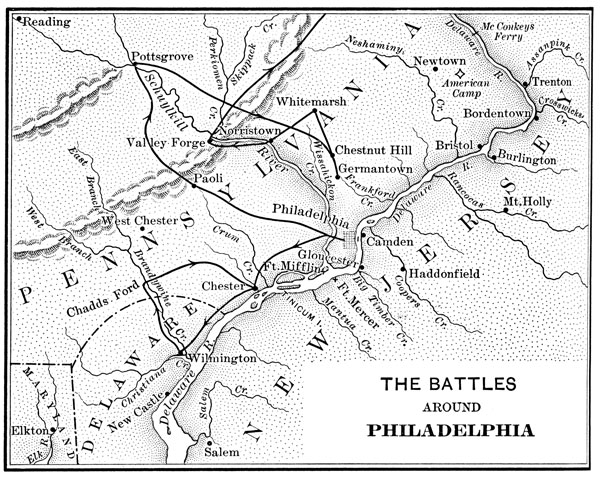 Revolutionary War Battles Map