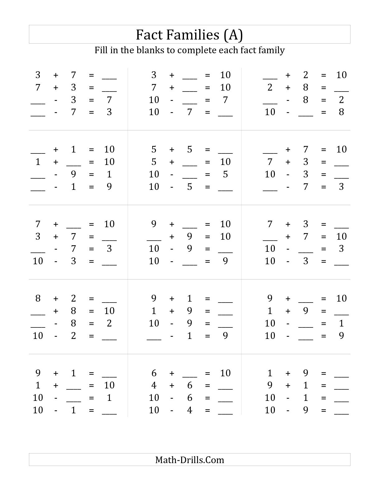 18 Worksheets Adding And Subtracting 10 Worksheeto