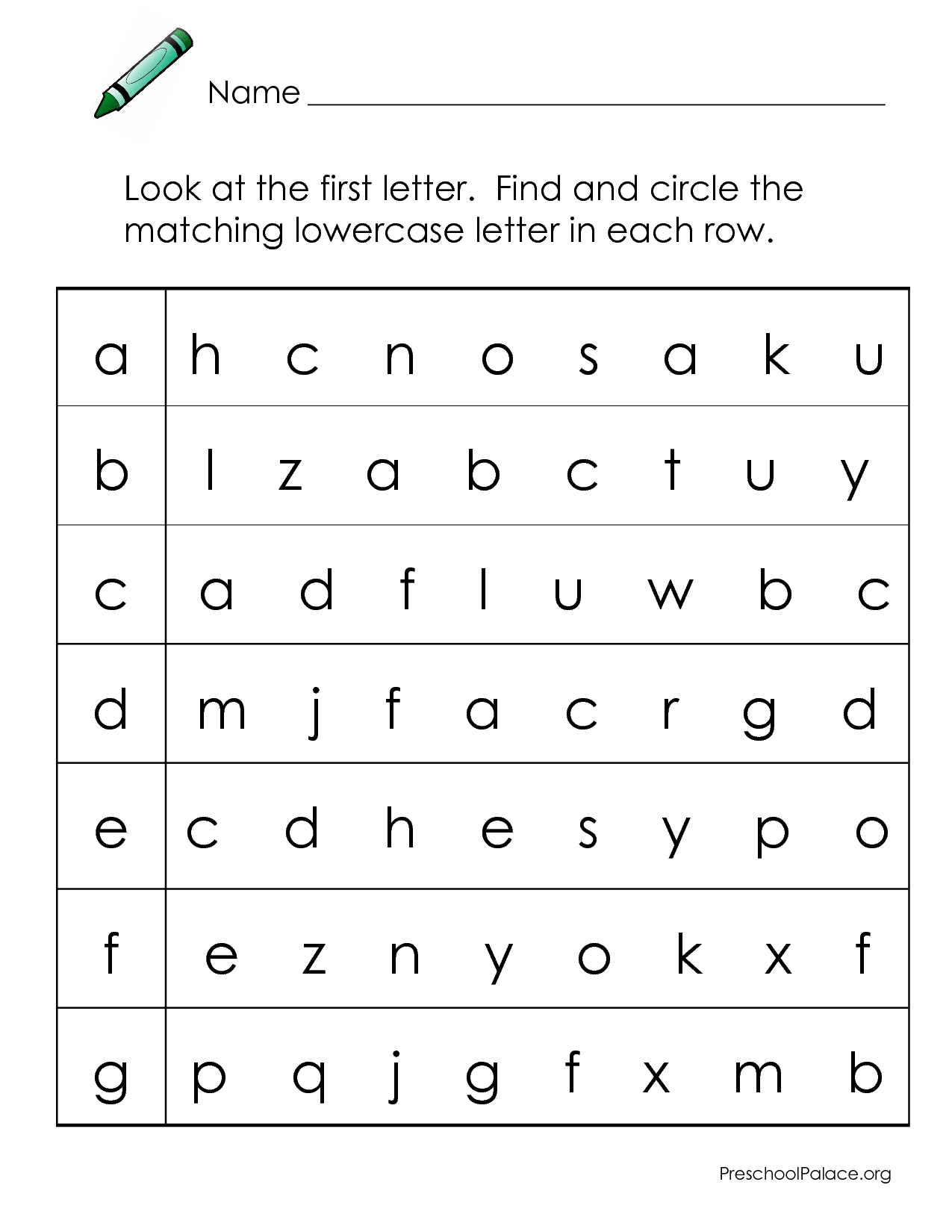 15 Lowercase A Worksheet Worksheeto