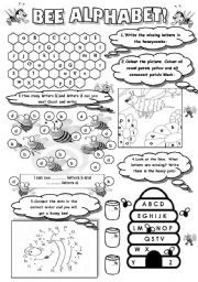 English Alphabet Worksheet Fun