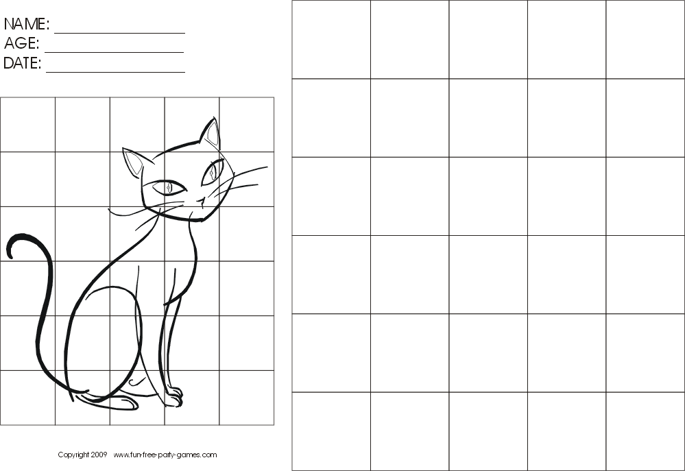 10 Worksheets Grid Art Free Printable Worksheeto