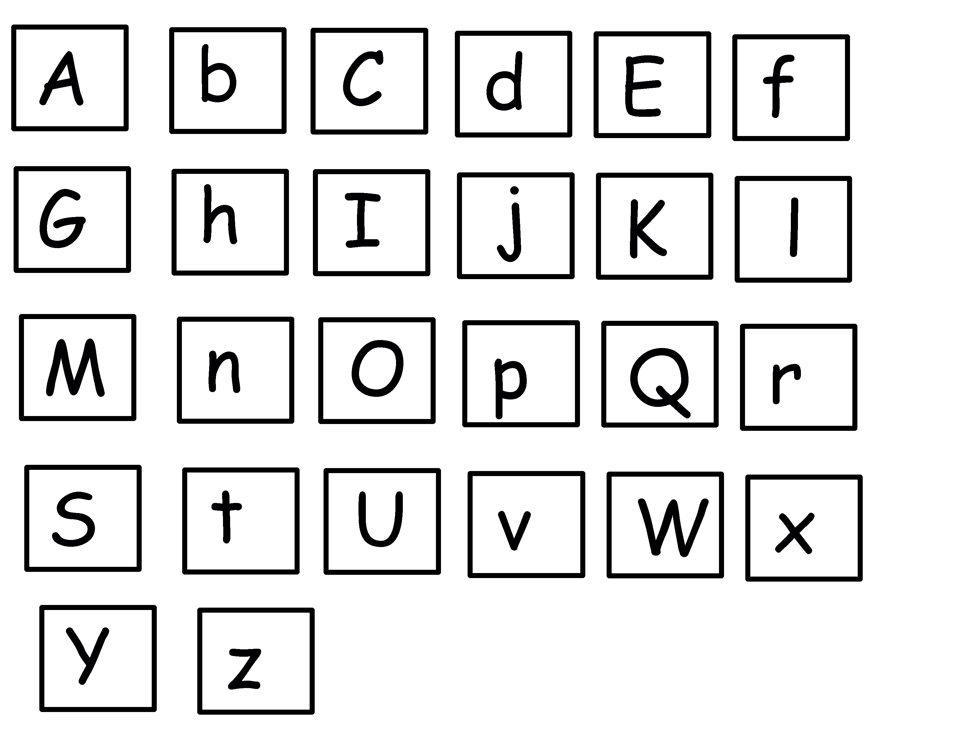 The Alphabet Free Alphabet Letters To Print Alphabet 9F7
