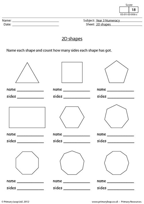 15 Names Of Shapes Worksheets Worksheeto