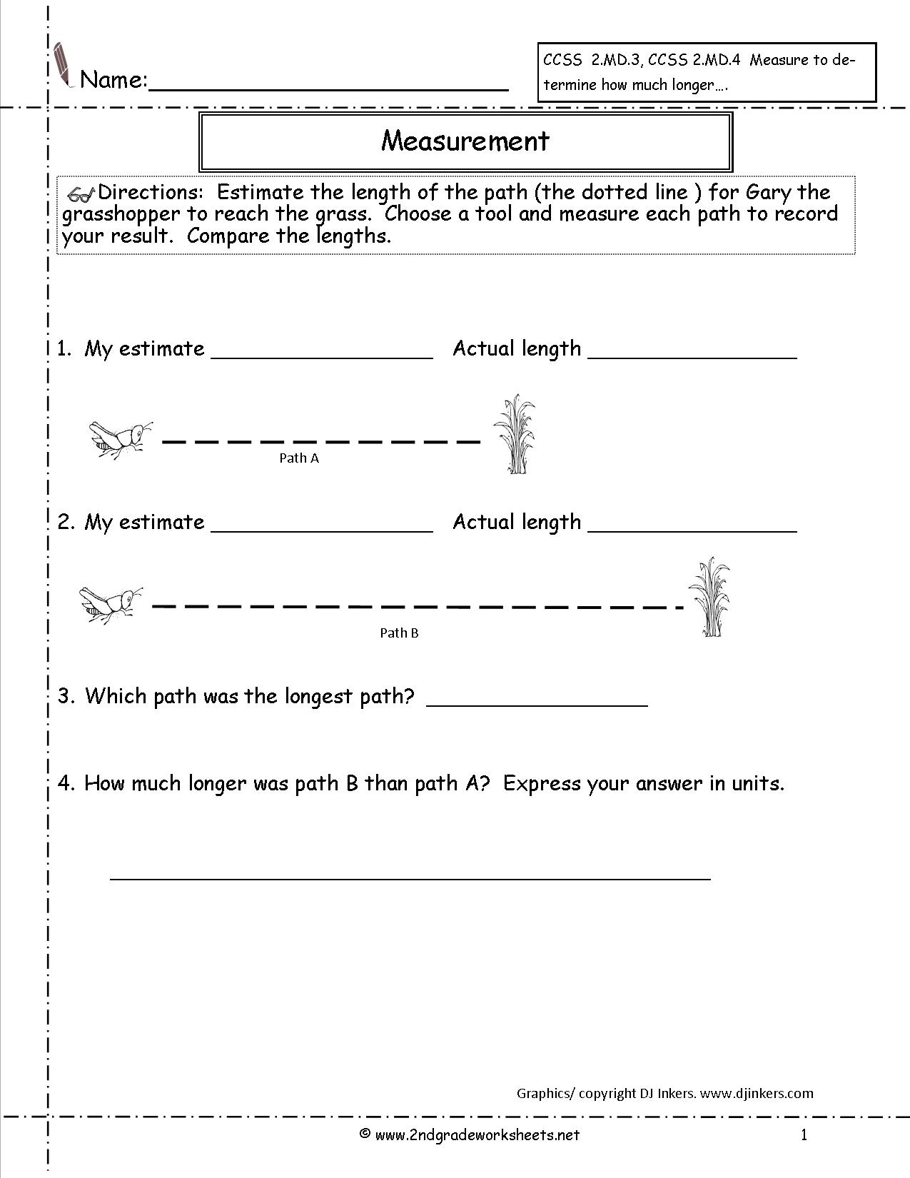 13 Measuring Length Worksheets For 3rd Grade / worksheeto.com