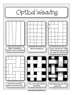 Op Art Lesson Worksheet