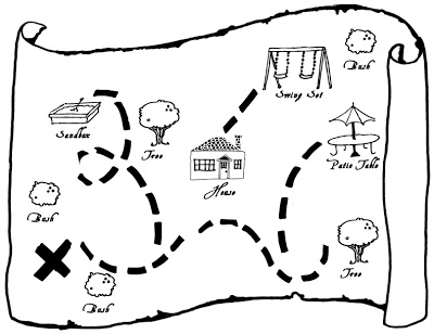 Printable Pirate Treasure Map Template