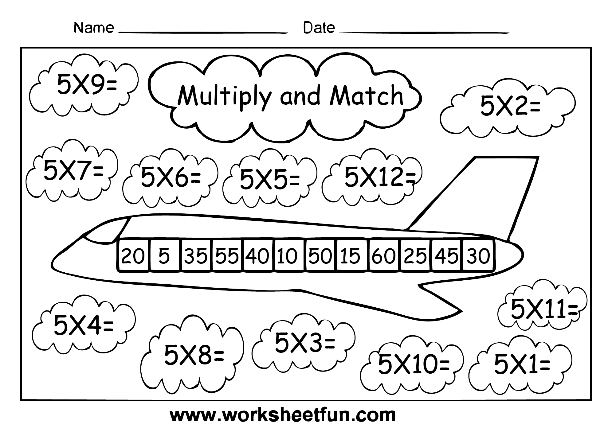 Printable Times Tables Worksheets