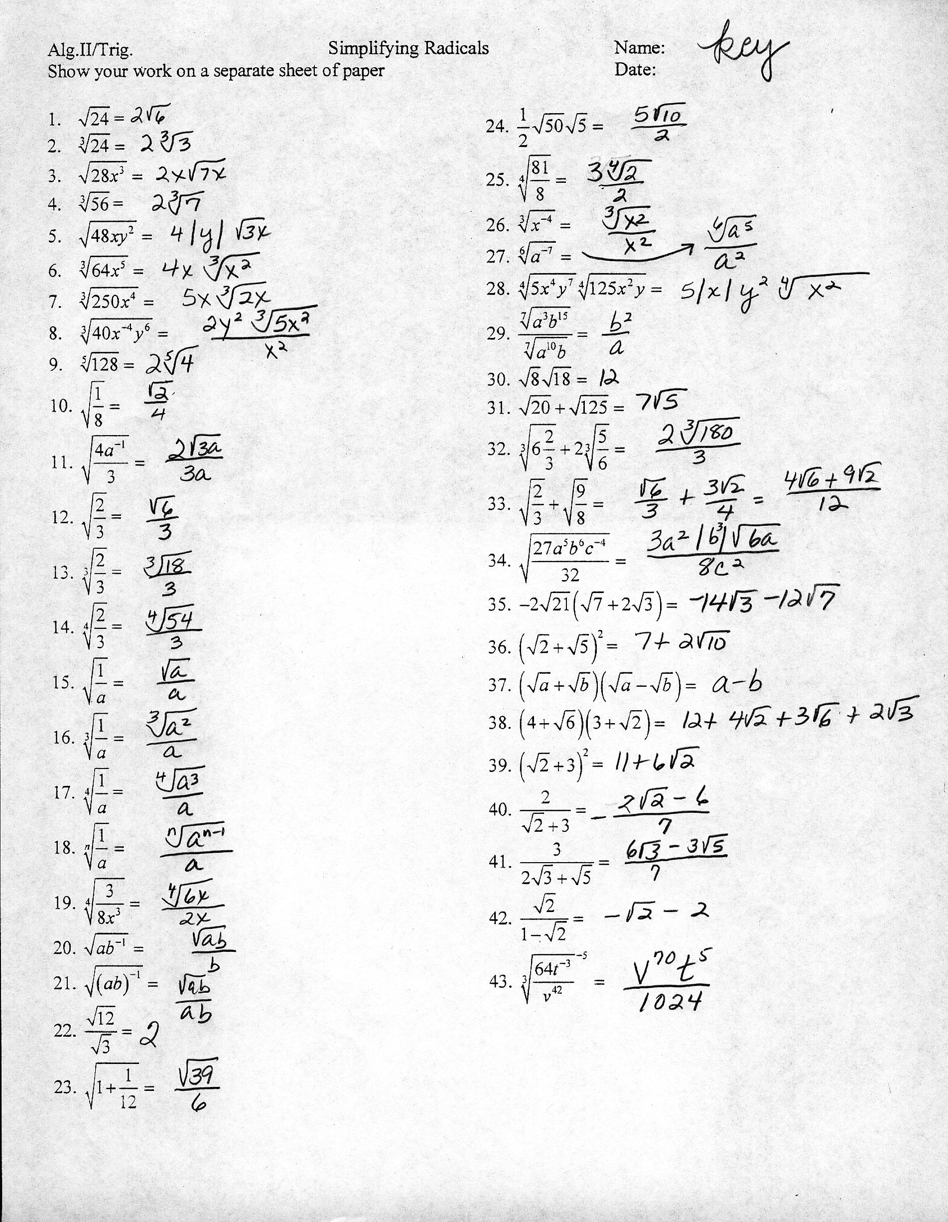 19 Simplifying Exponents Worksheet Worksheeto