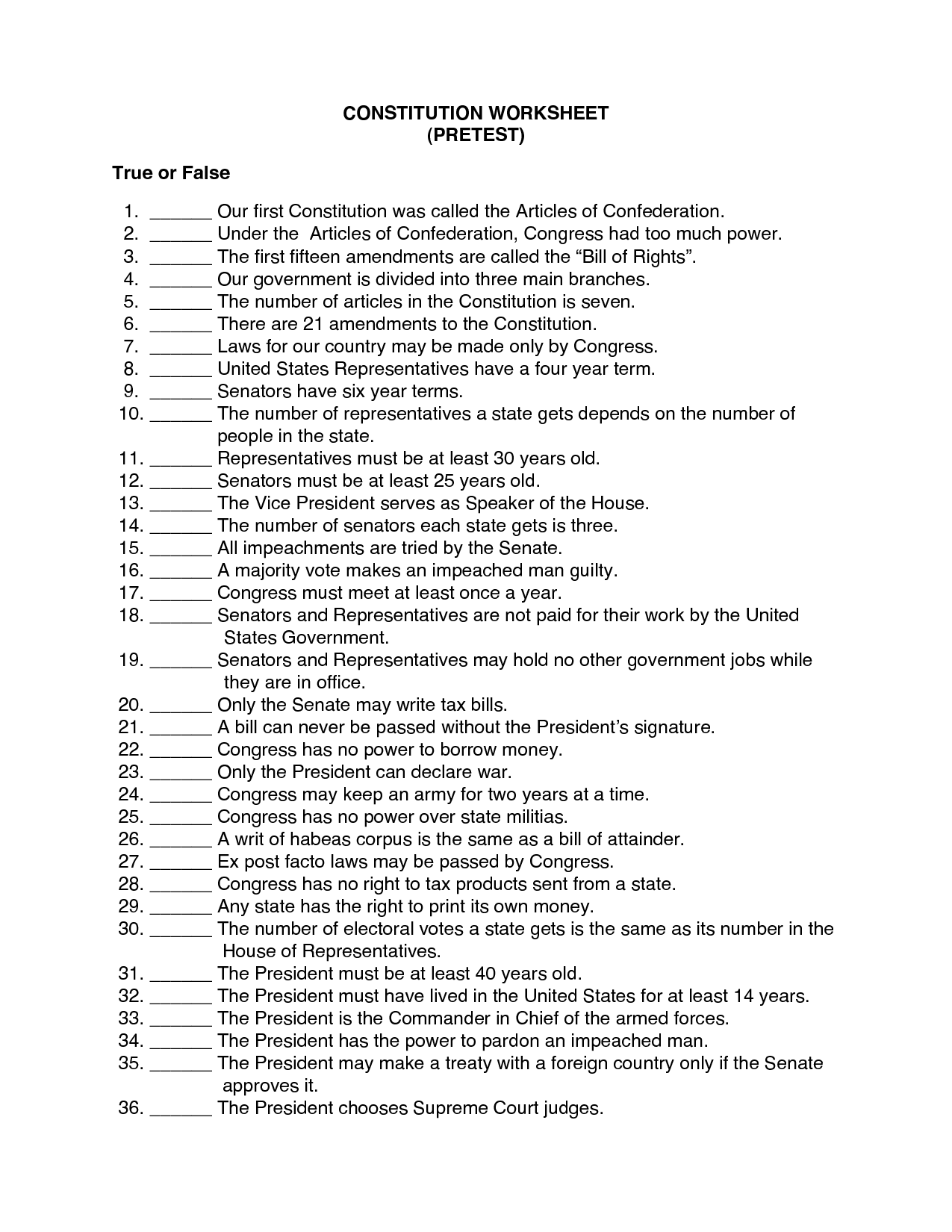 18 Best Images of Articles Of Confederation 1 7 Worksheet / worksheeto.com