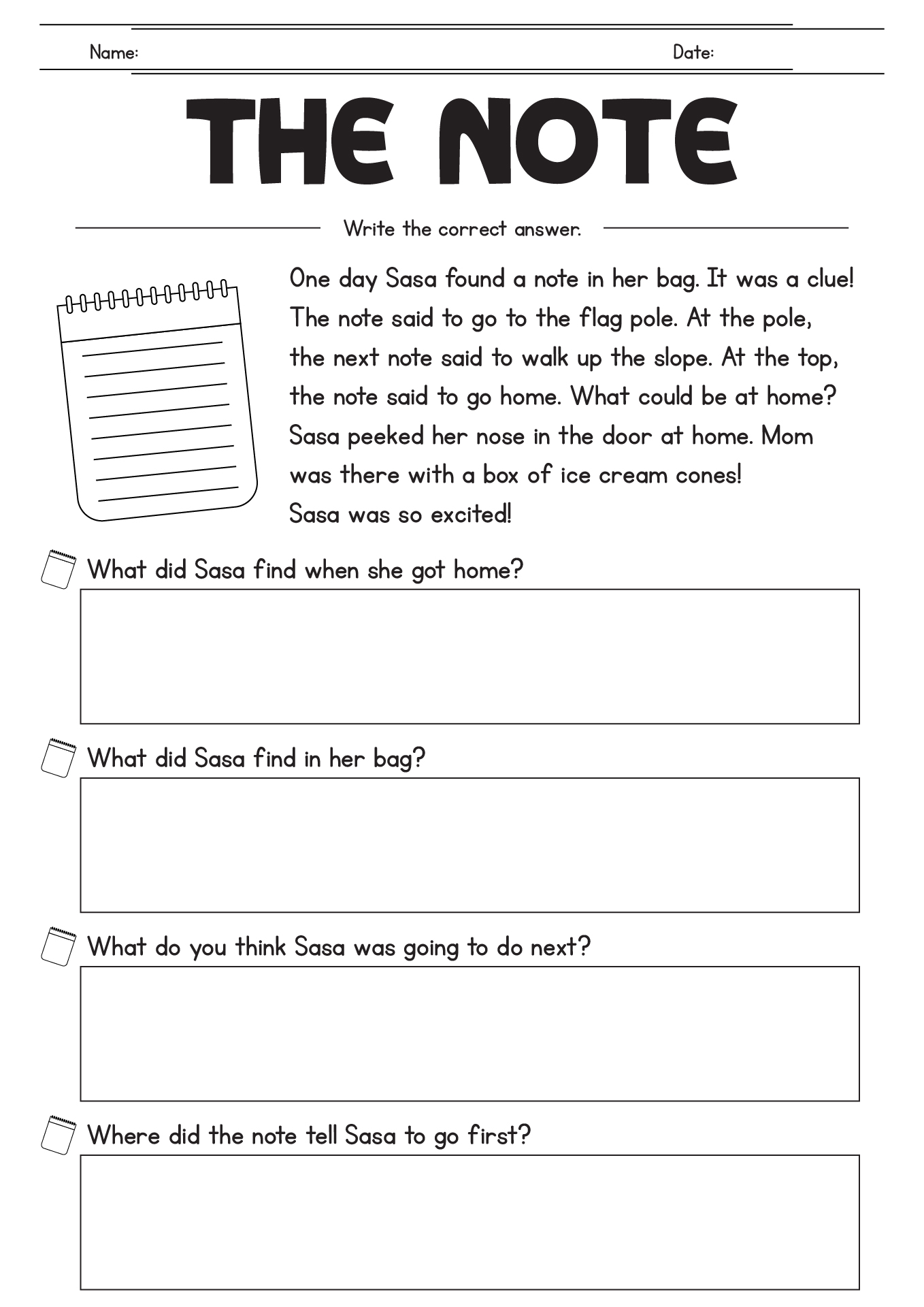 CVCe Comprehension Worksheets for First Grade