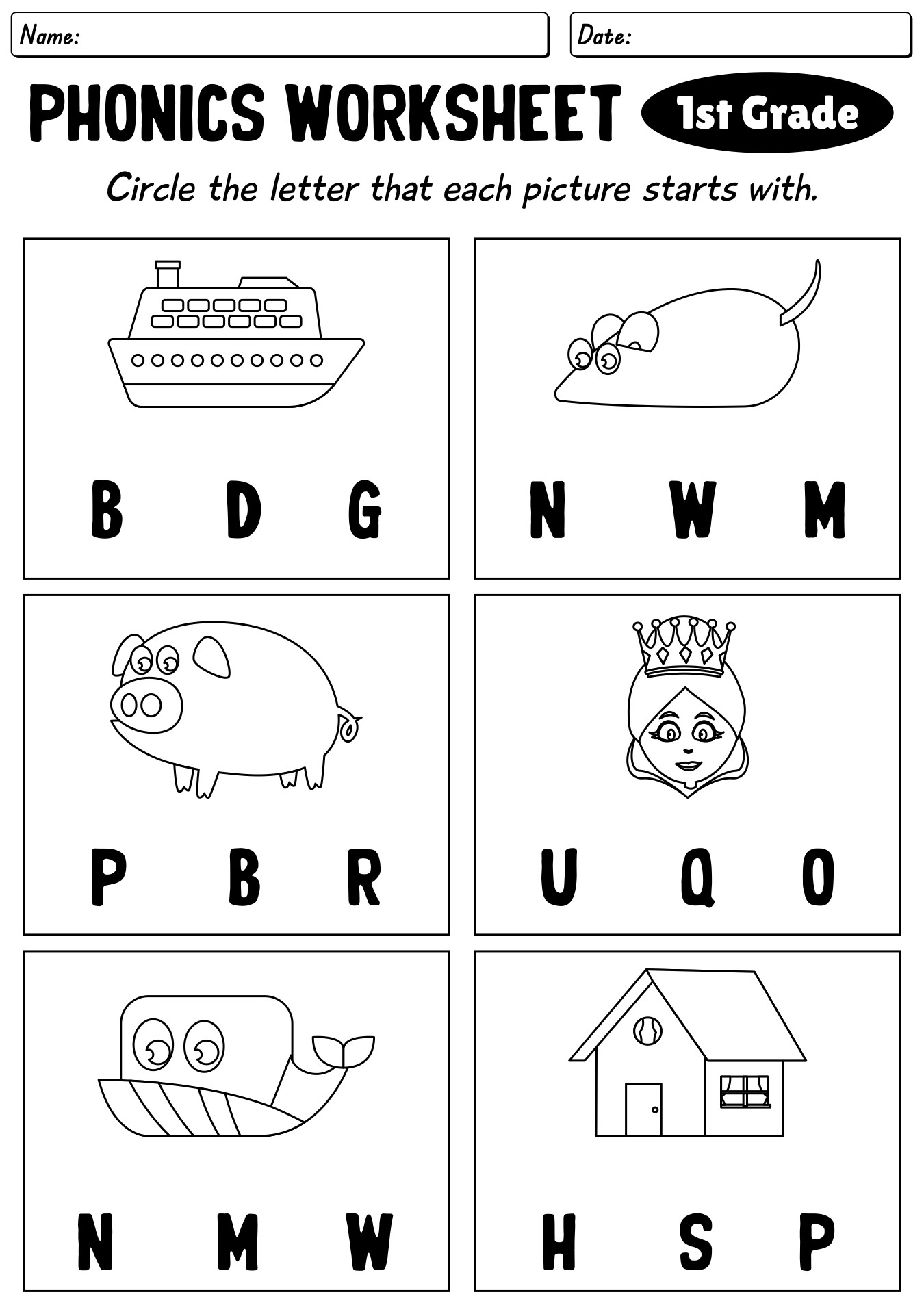 First Grade Phonics Activities And Games