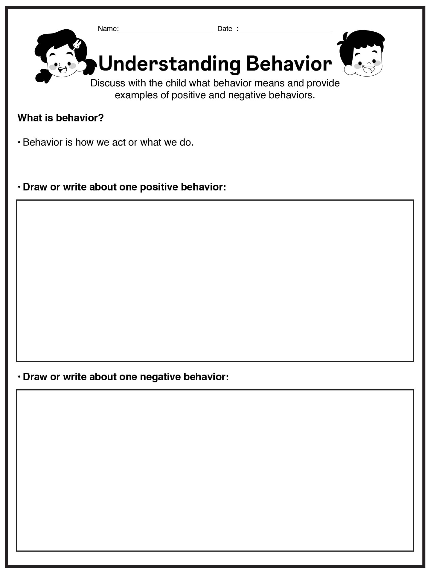 Managing Negative Behavior in Children Workbook