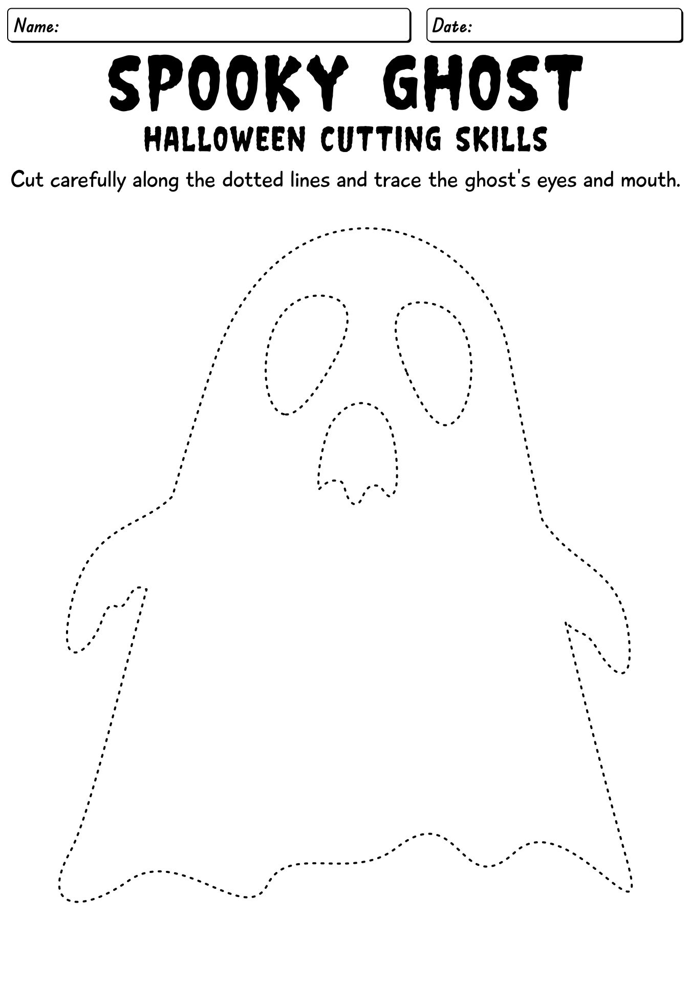 Spooky Halloween Cutting Patterns For Beginners