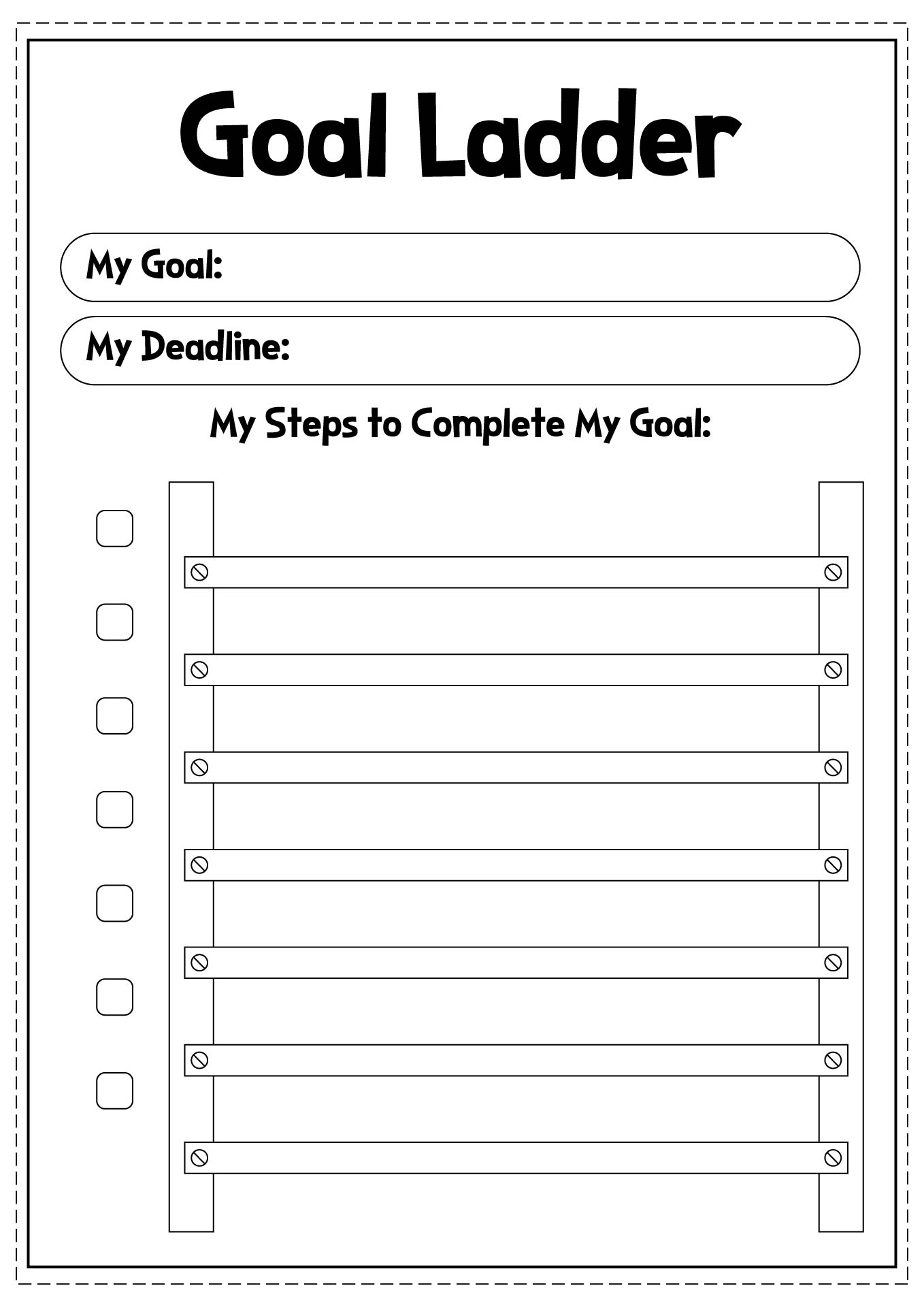 Academic Ladder Worksheet