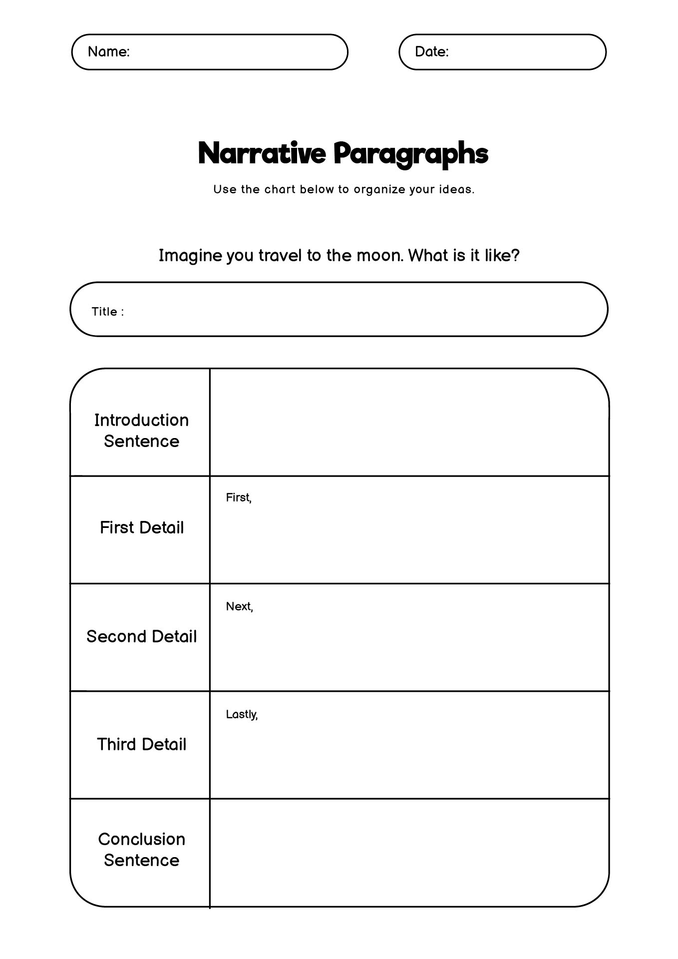 Paragraph Building Exercises for 2nd Grade Students