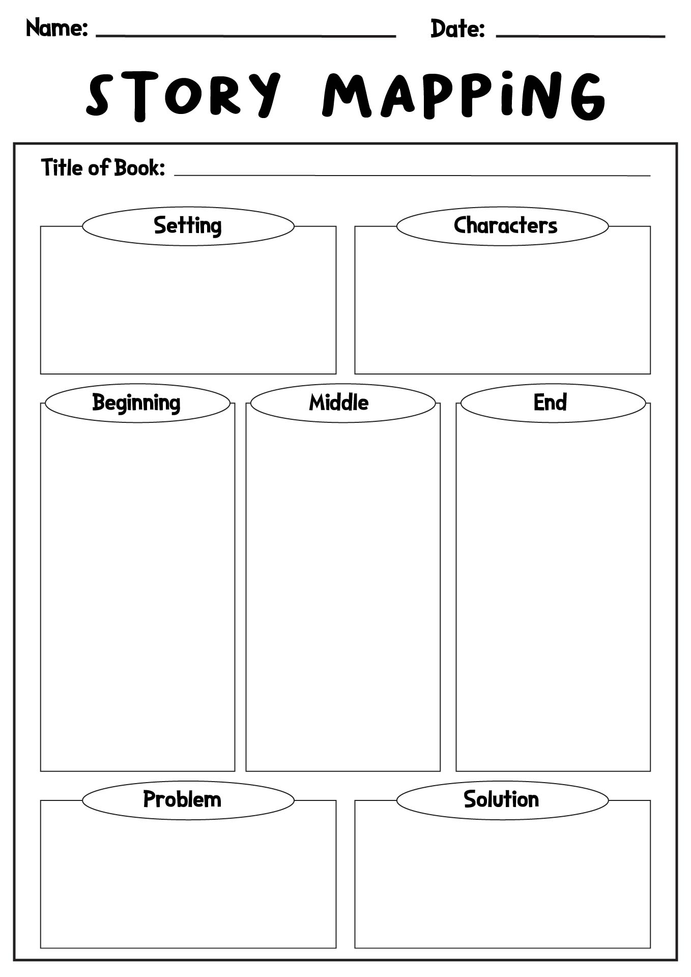 Story Mapping BM&E Worksheet