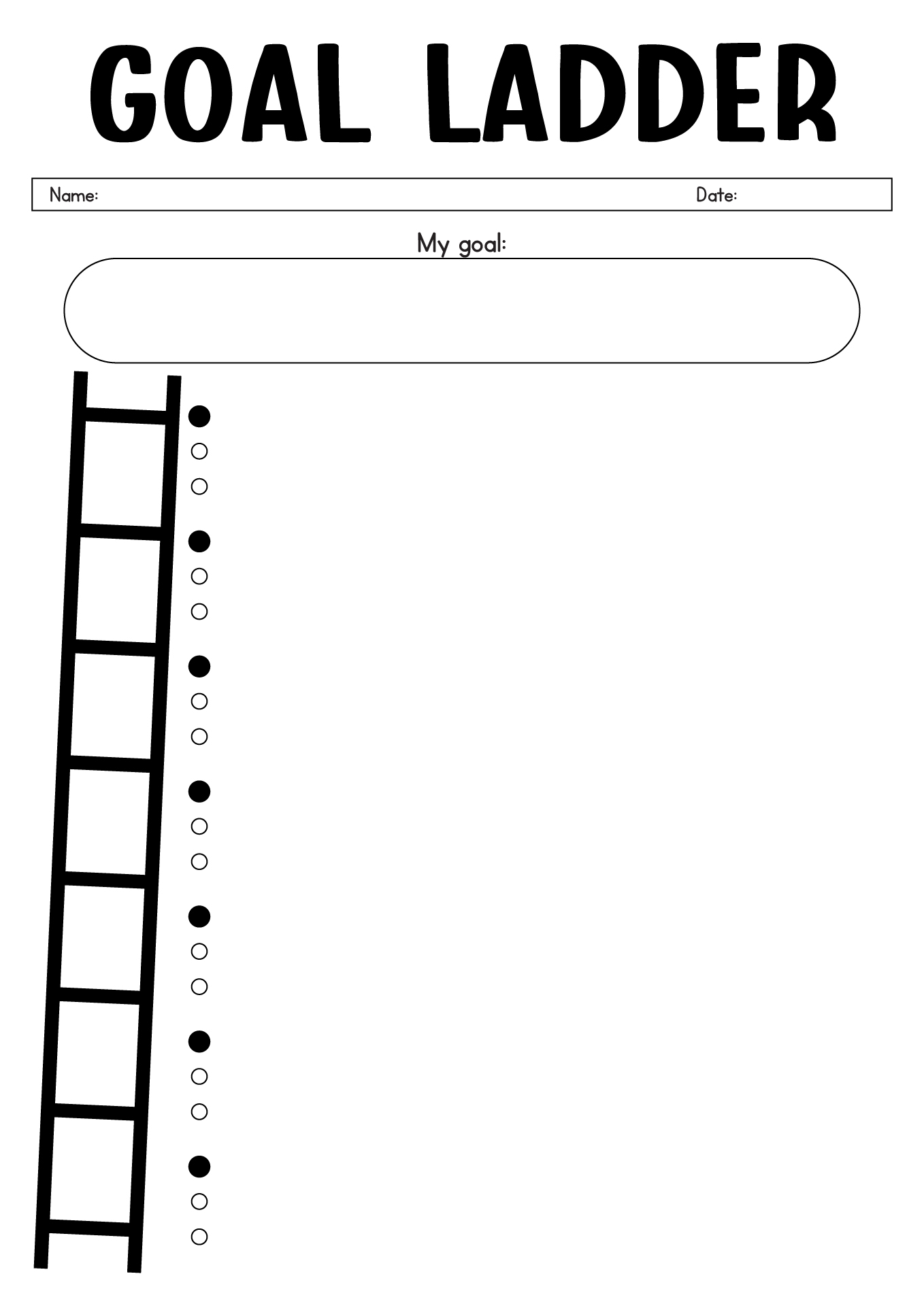 The Goal Ladder For Breaking Down Goals