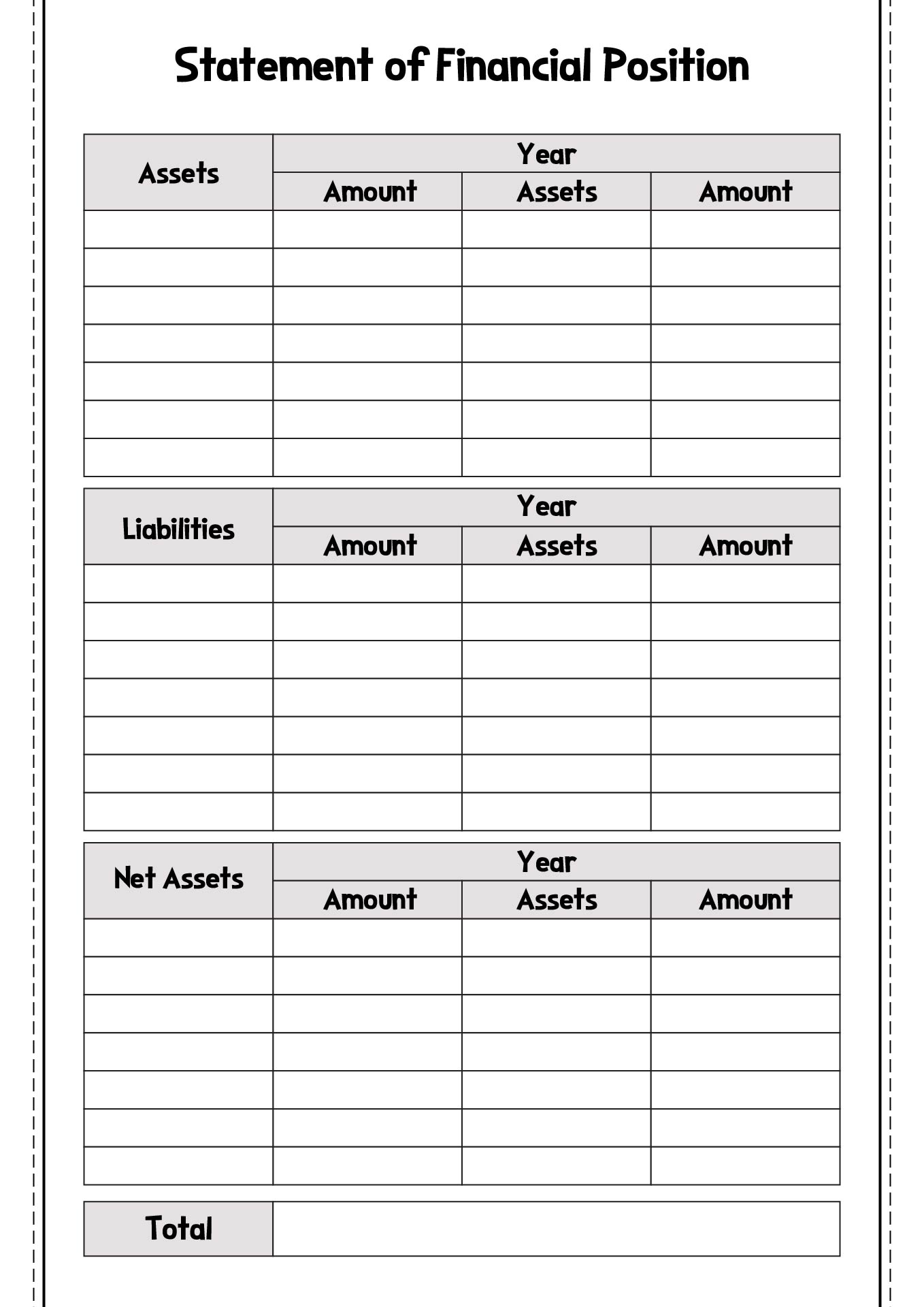 Trial Balance Worksheet for Nonprofits