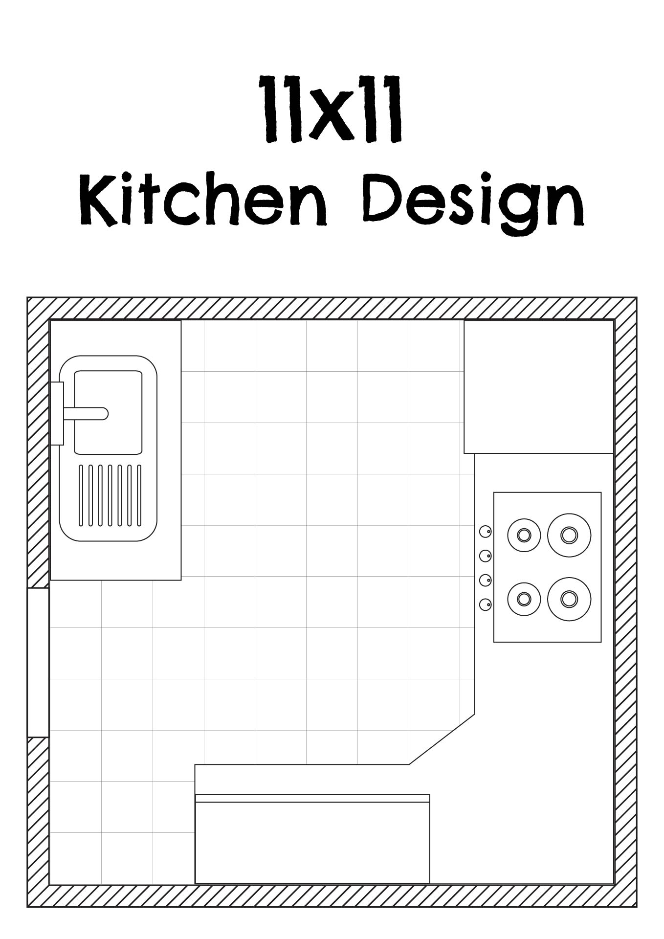 Best Kitchen Design for 11x11 Space