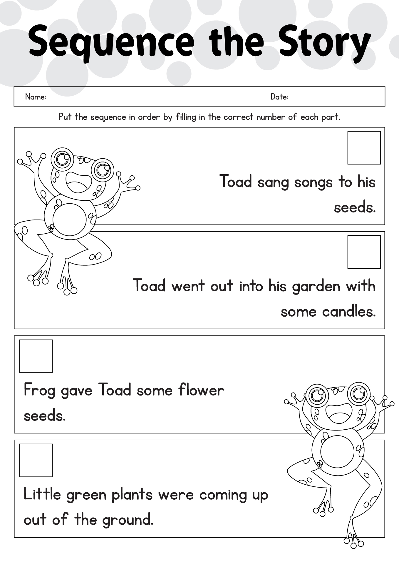 Kindergarten-Level Frog And Toad Workbooks