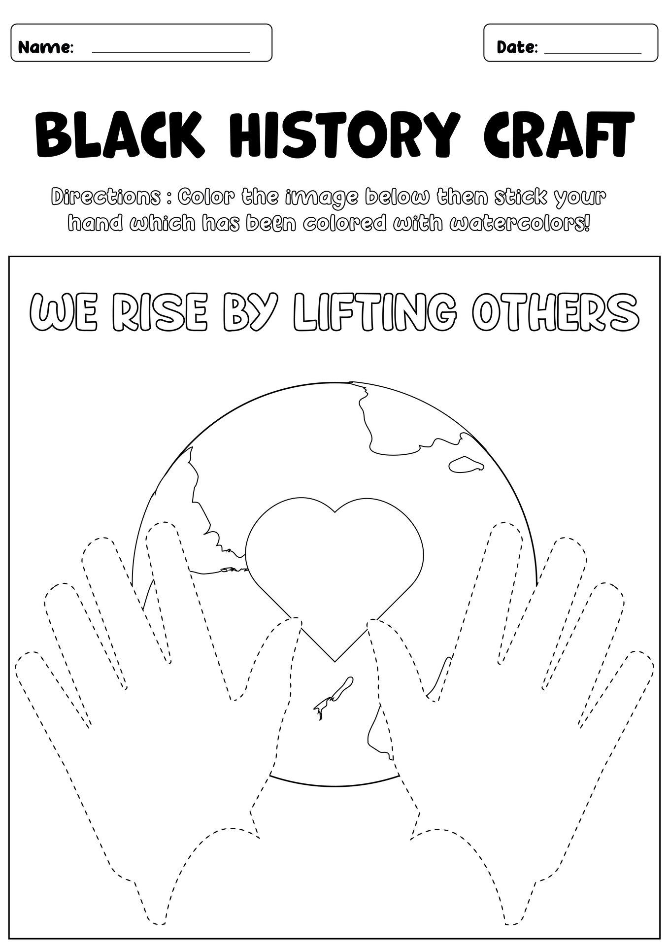 Elementary-Level Black History Month Projects