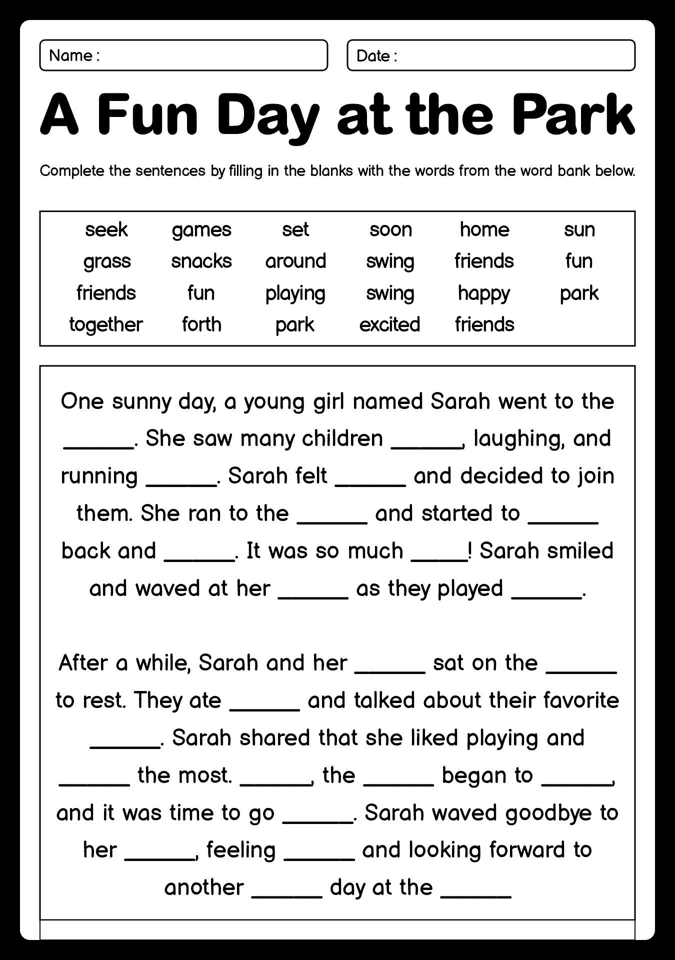 English Worksheets Guided Writing for Beginners