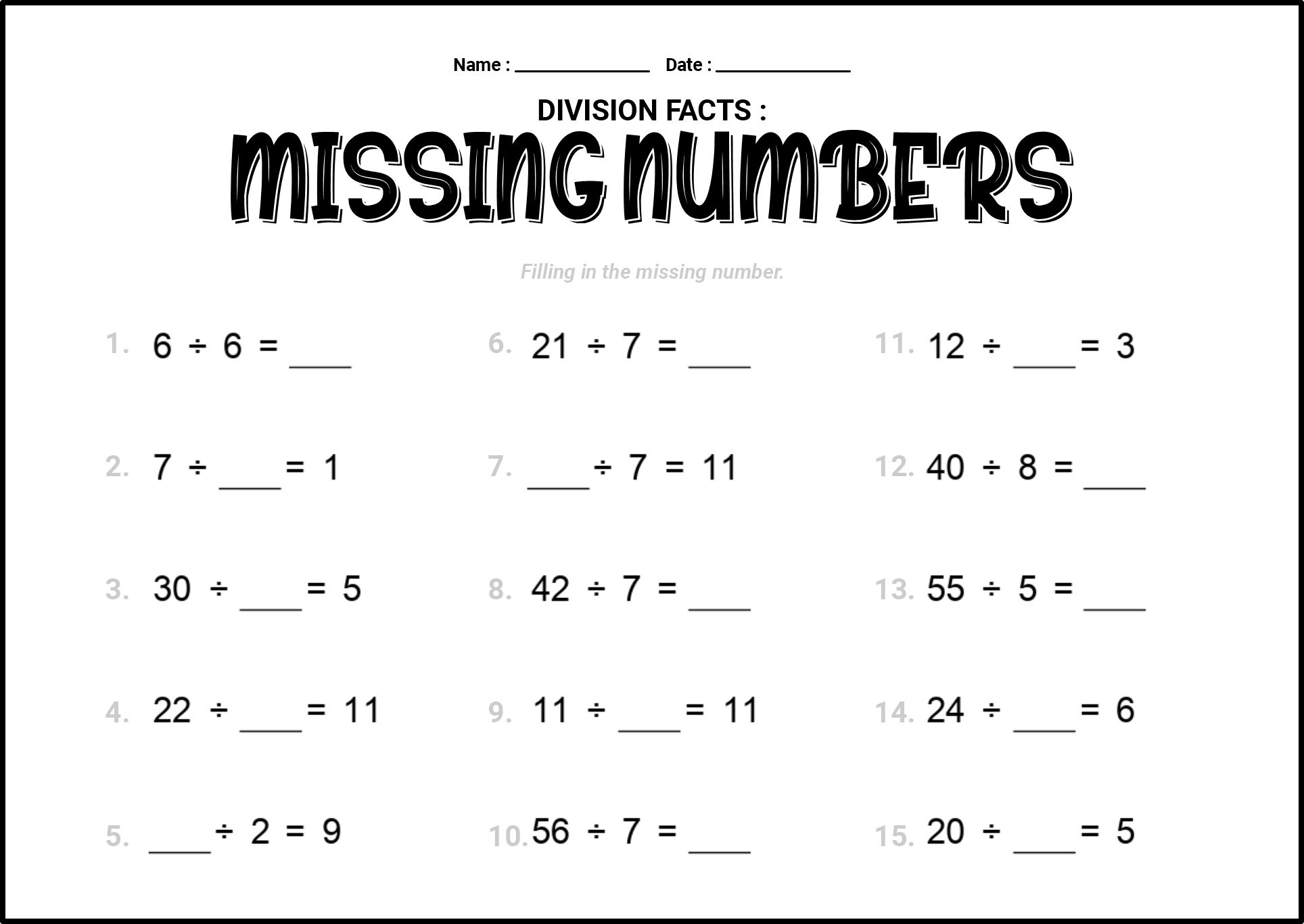 Grade 4 Difficult Division Exercises