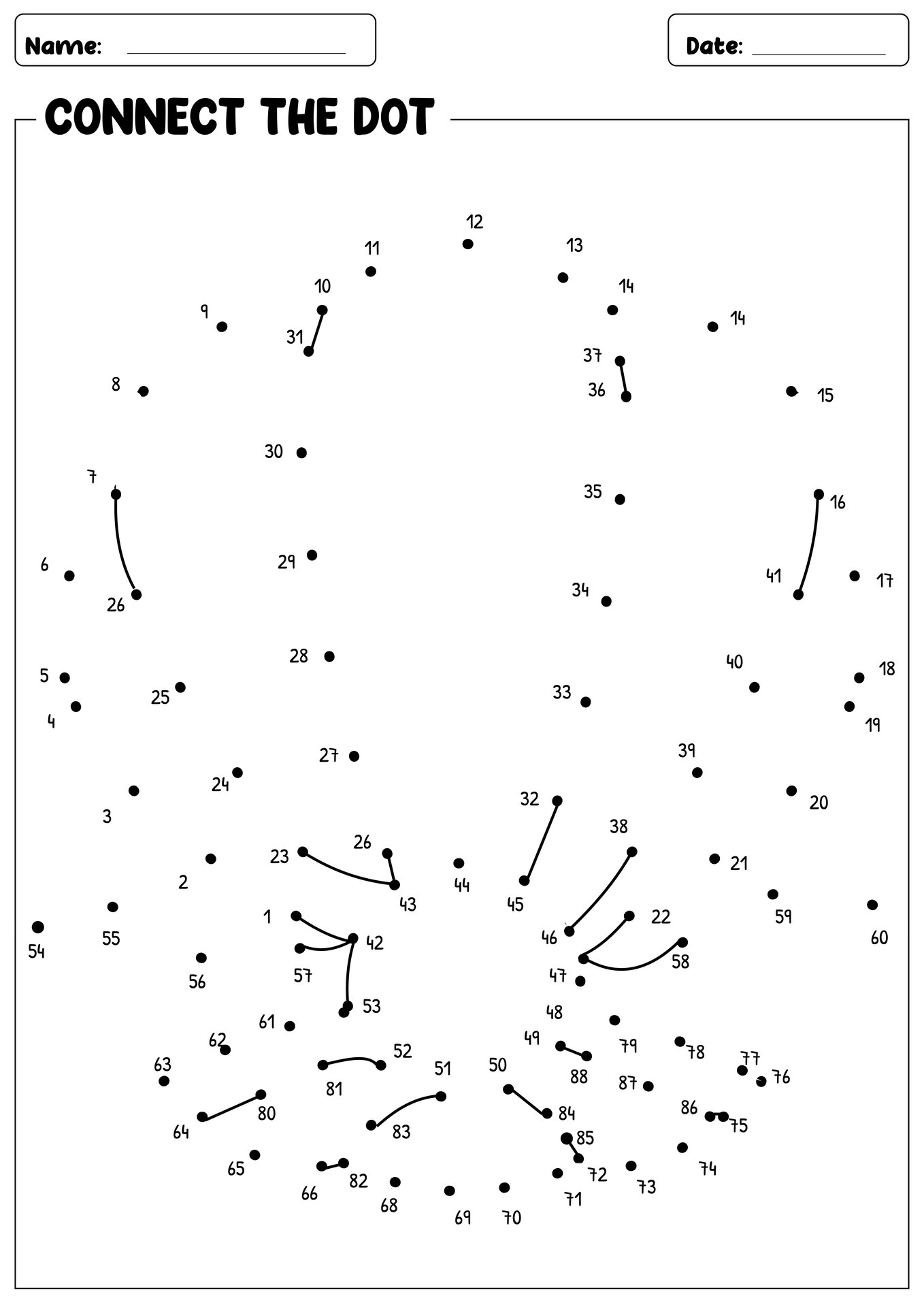 Sea Shells Dot to Dot Worksheets Difficult