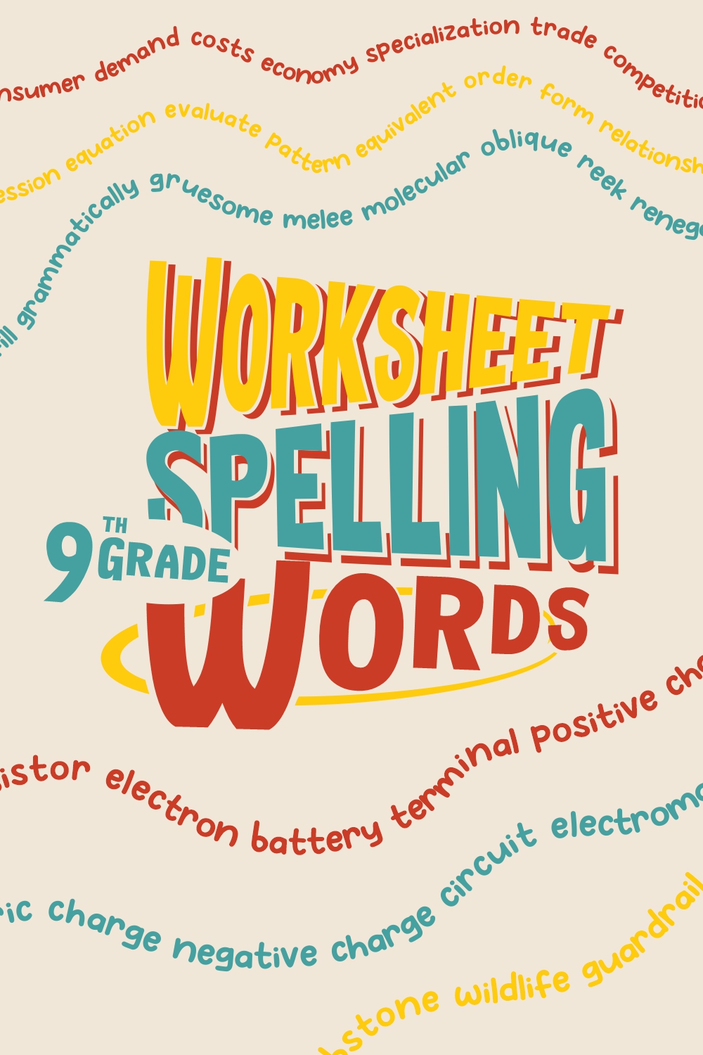 17 9th Grade Worksheets Spelling Words Worksheeto