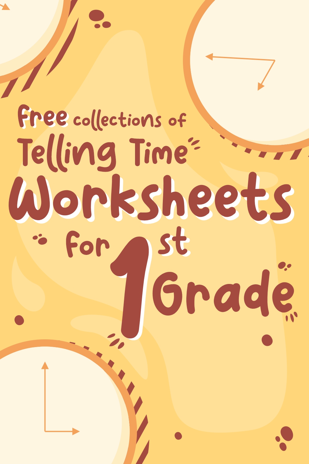 Telling Time Worksheets for First Grade