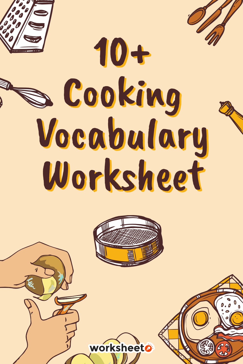 Cooking Vocabulary Worksheet