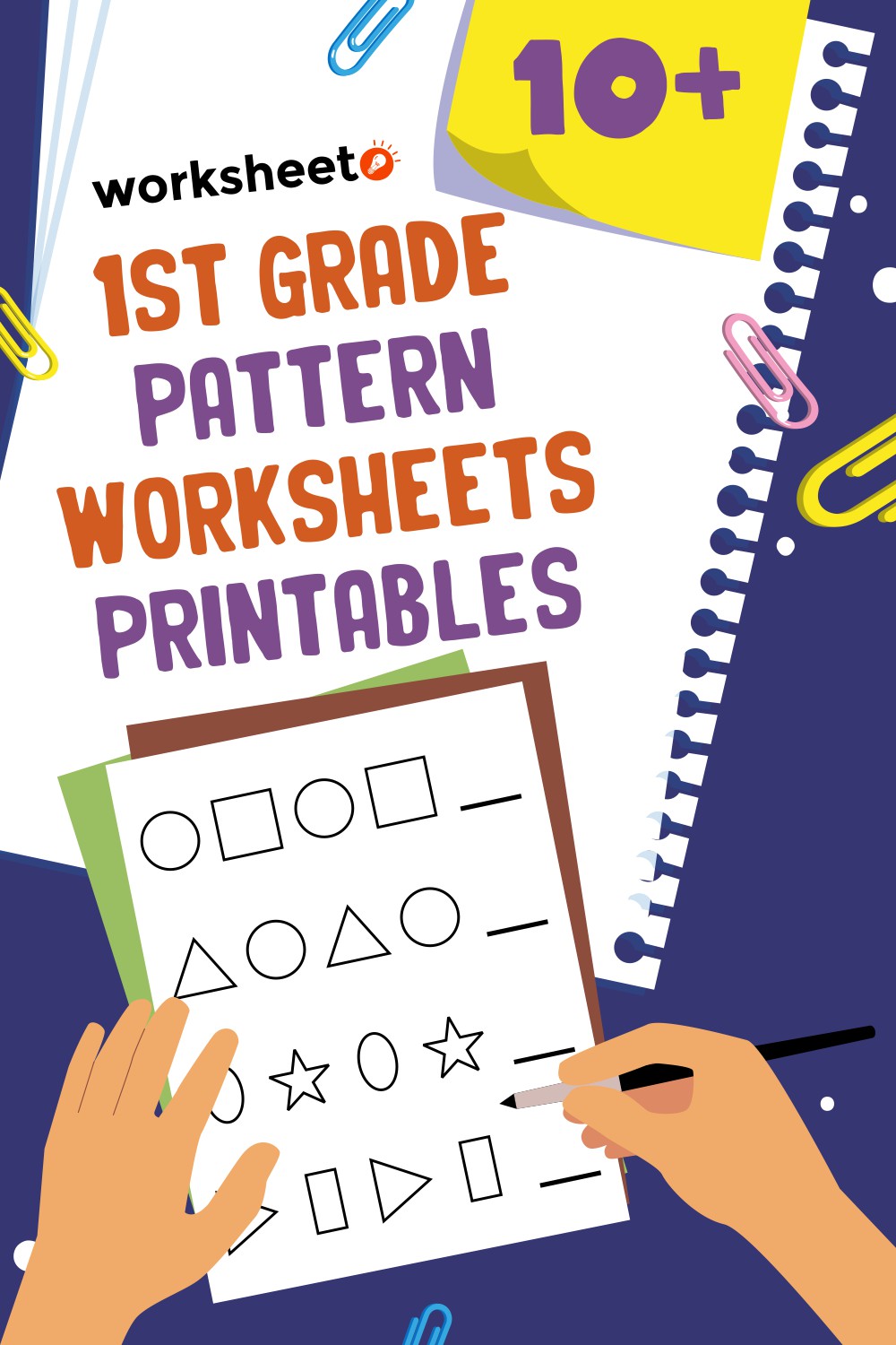 1st Grade Pattern Worksheets Printables