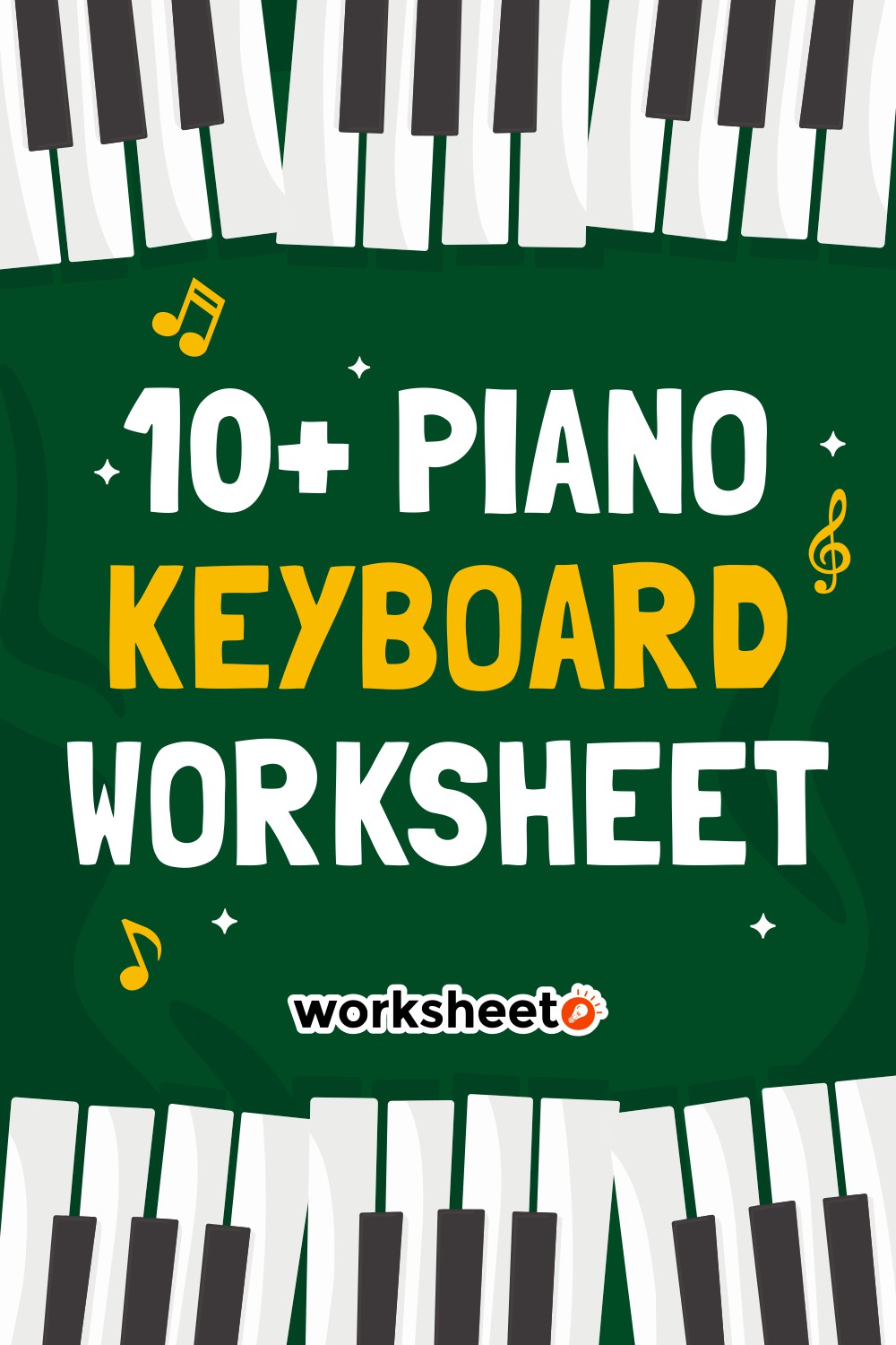 Piano Keyboard Worksheet