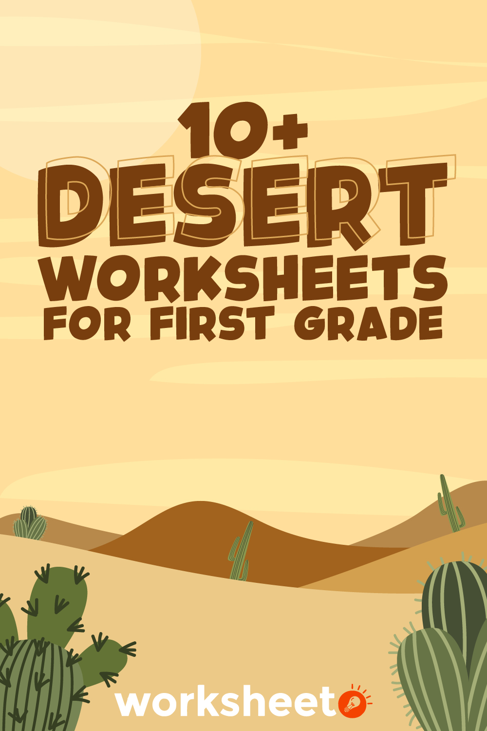 Desert Worksheets for First Grade