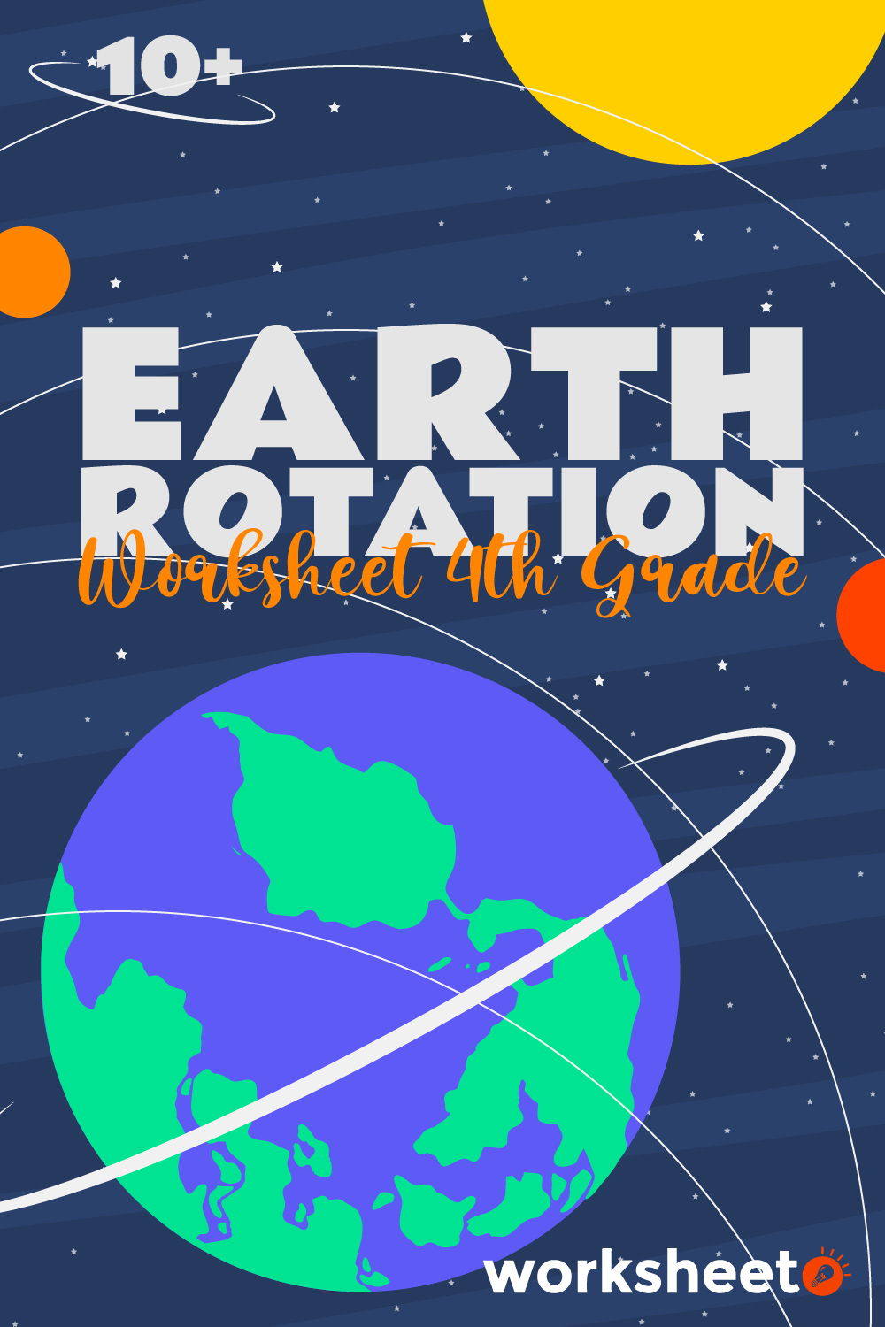 Earth Rotation Worksheet 4th Grade