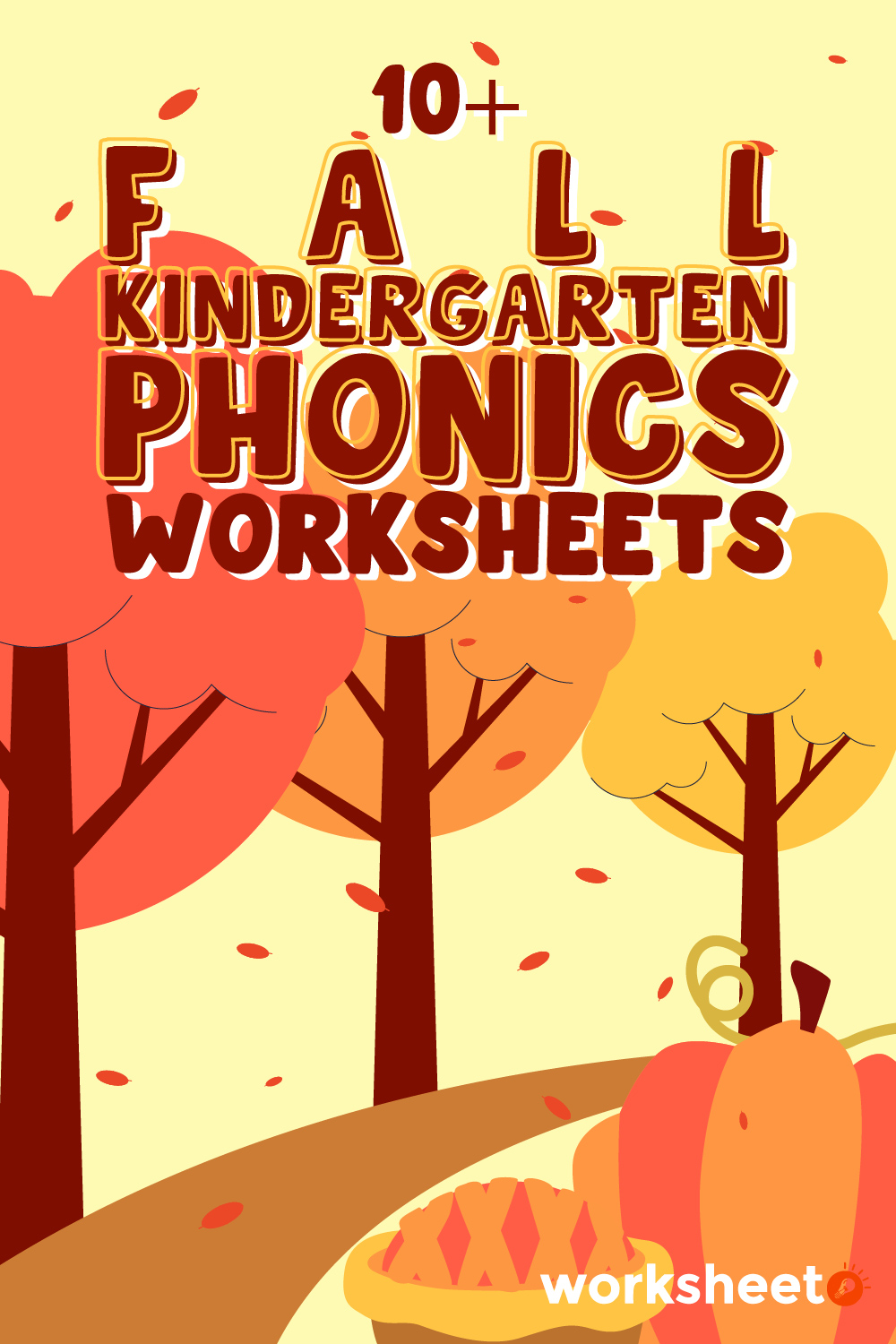 Fall Kindergarten Phonics Worksheets
