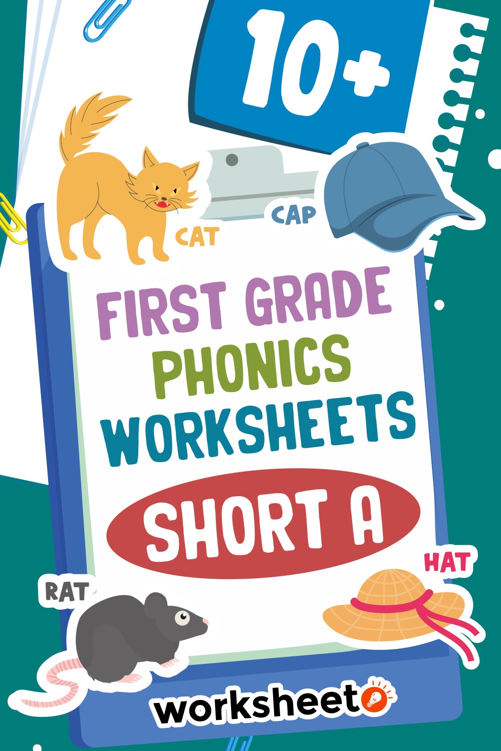 First Grade Phonics Worksheets Short A
