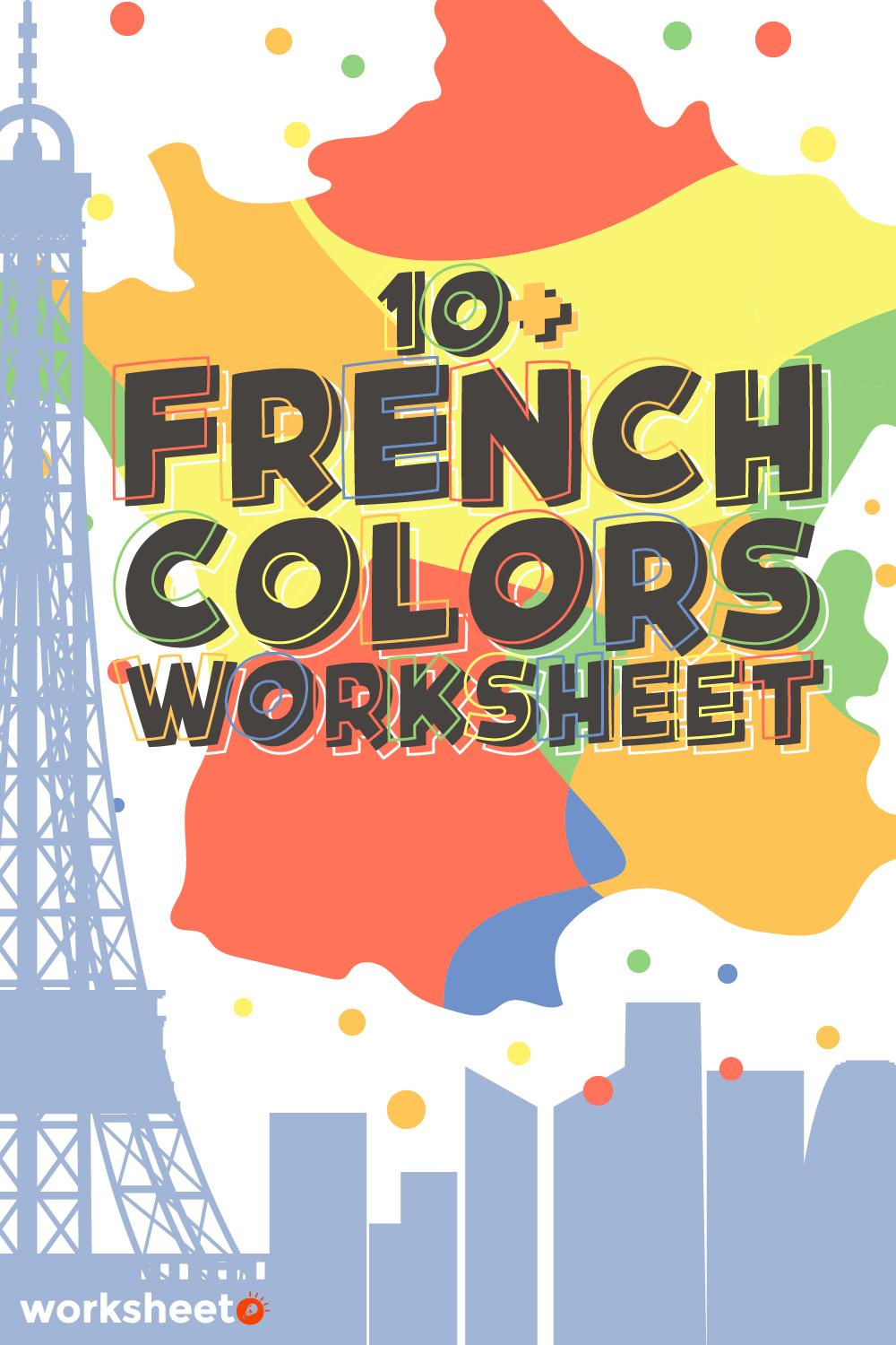 French Colors Worksheet