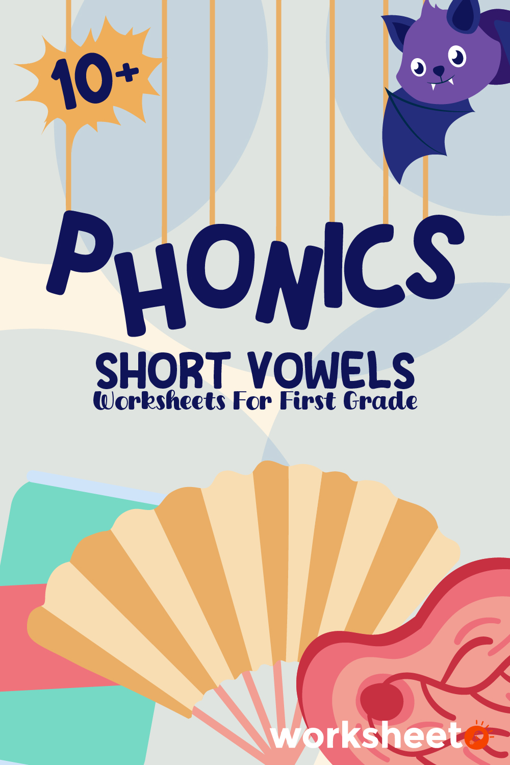 Phonics Short Vowels Worksheets for First Grade