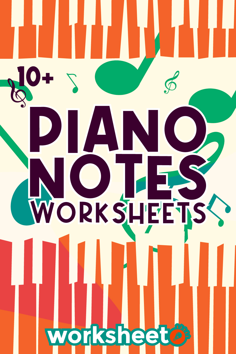 Piano Notes Worksheets