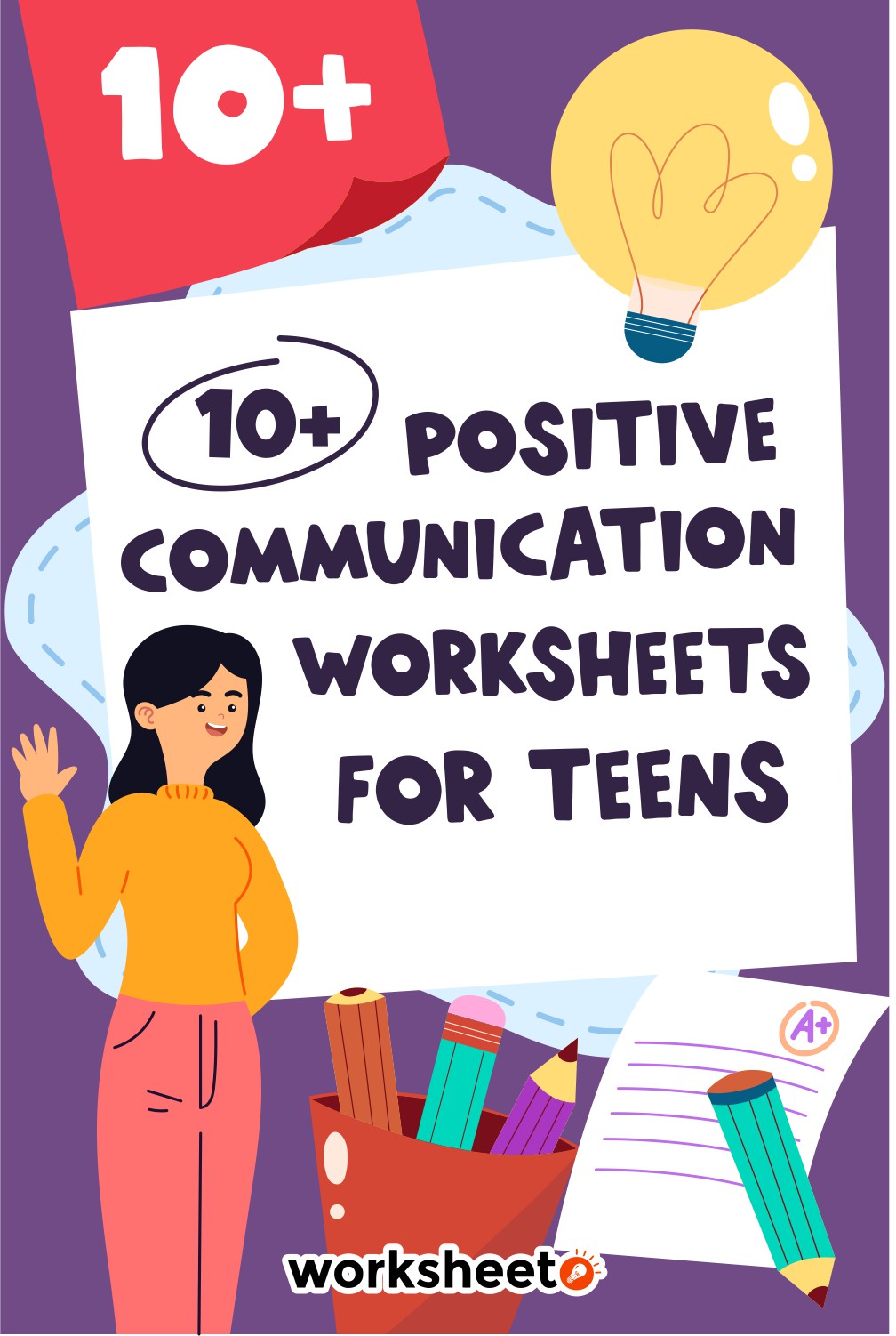 Positive Communication Worksheets for Teens