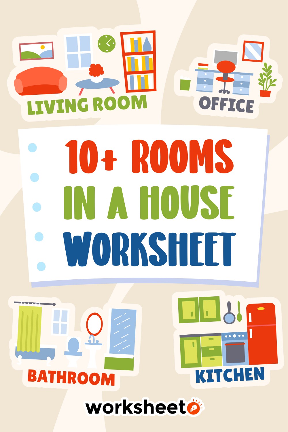 Rooms in a House Worksheet