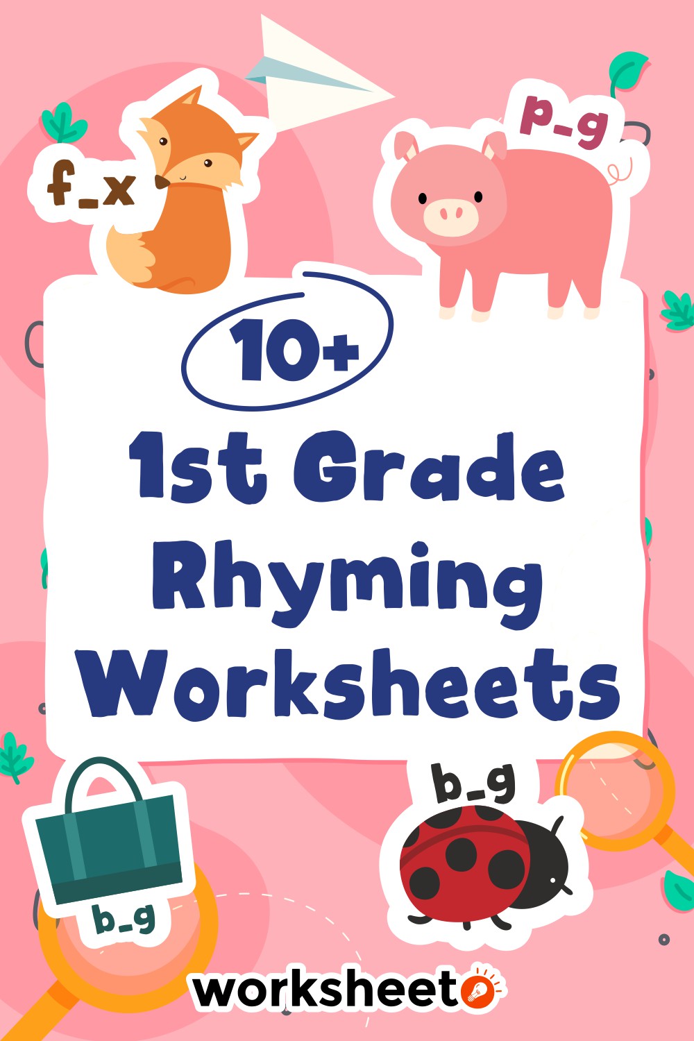 1st Grade Rhyming Worksheets