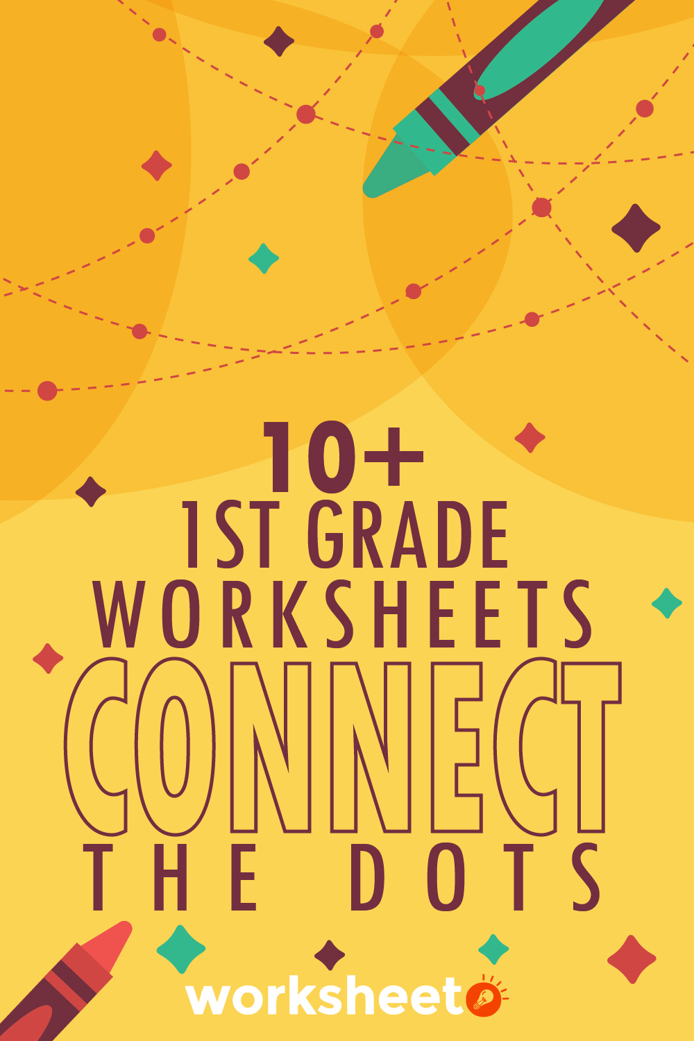 1st Grade Worksheets Connect the Dots