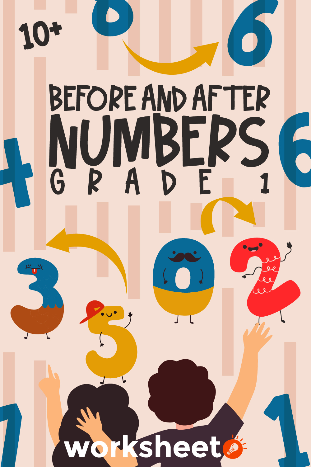 Before and After Numbers Worksheets Grade 1