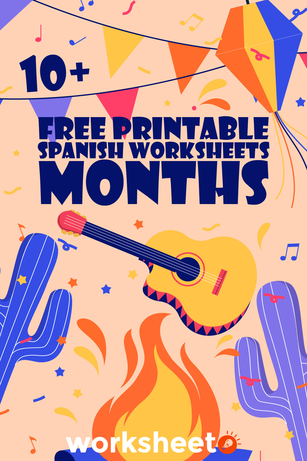 Free Printable Spanish Worksheets Months