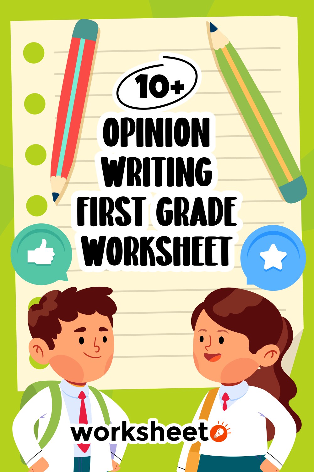 Opinion Writing First Grade Worksheet