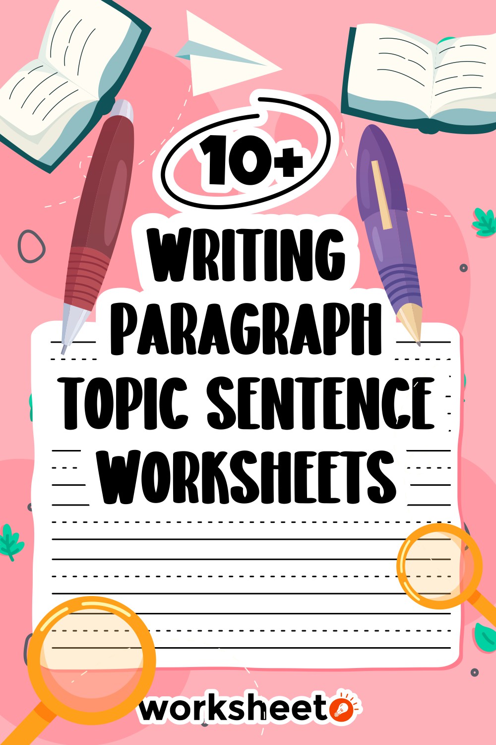 Writing Paragraph Topic Sentence Worksheets