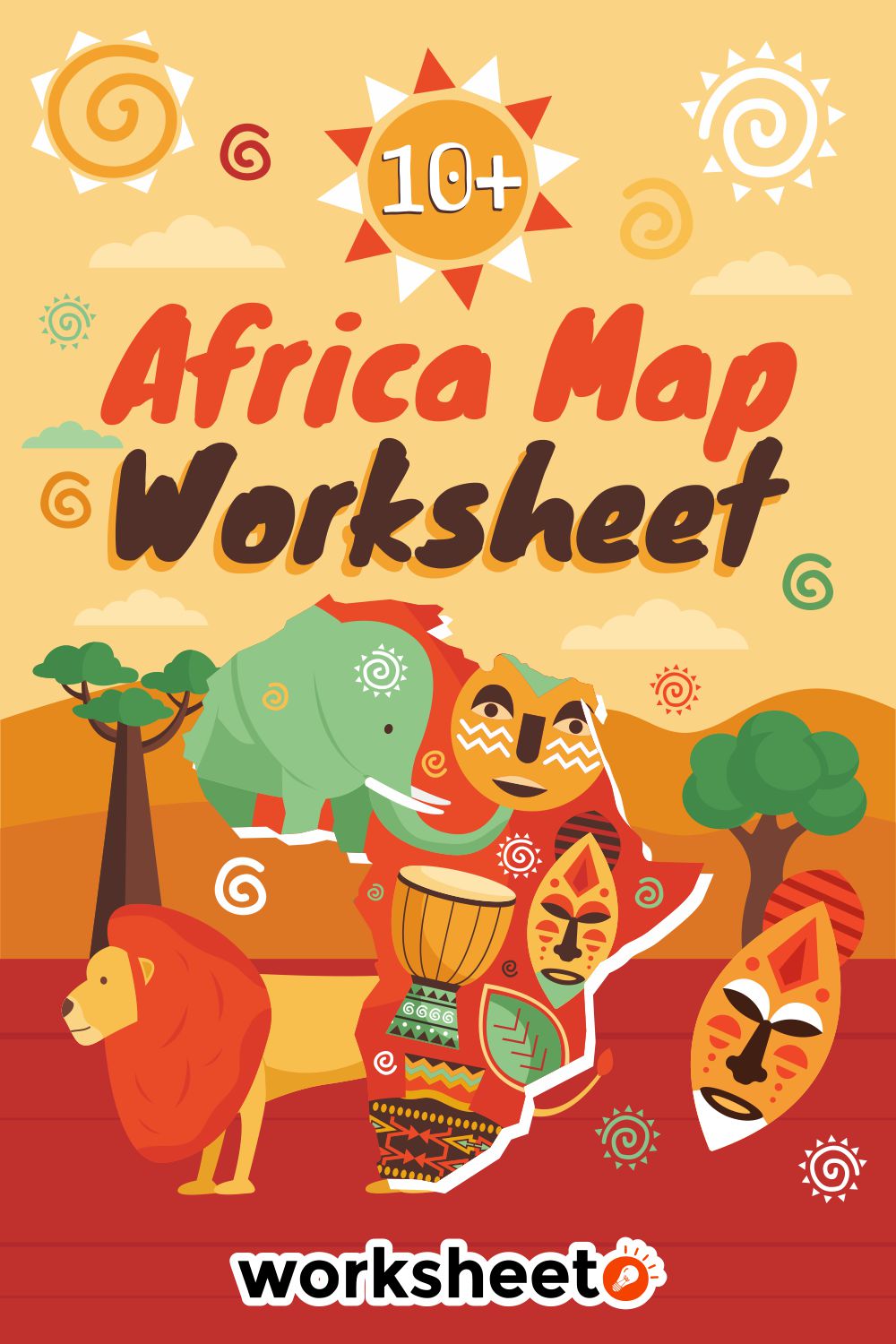 13 Images of Africa Map Worksheet